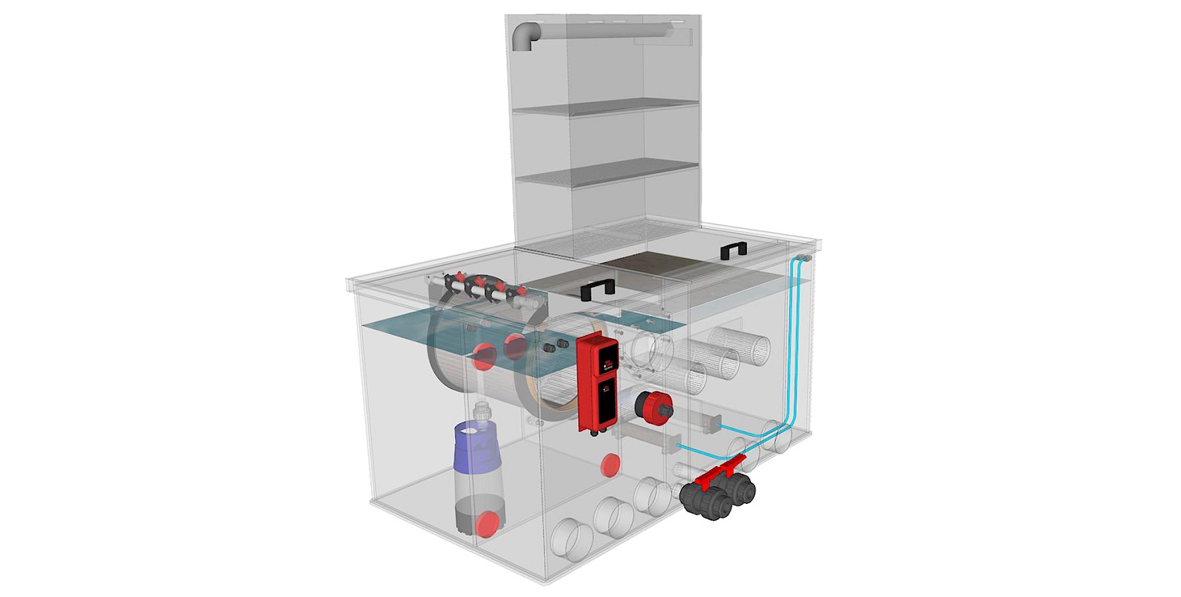 BASIC Combi Filter Trickle 20/25 - Aquaking Red Label